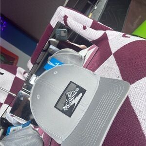 Columbia Light Gray SnapBack hat